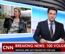 breaking news viering 100 volgers op Facebook